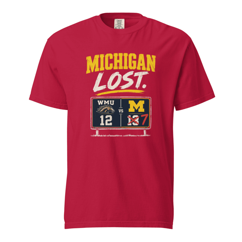 Michigan Lost in Red